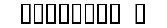 Zaibatsu Font OTHER CHARS