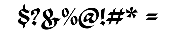 Zaken Manus PERSONAL USE Regular Font OTHER CHARS