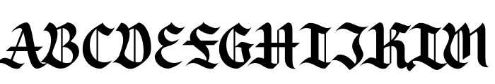 Zaken Manus PERSONAL USE Regular Font UPPERCASE