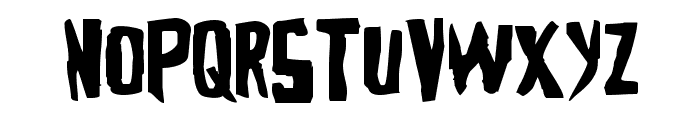 Zakenstein Expanded Font LOWERCASE