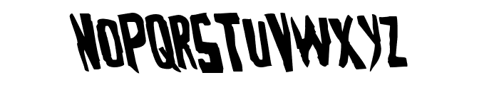 Zakenstein Leftalic Font LOWERCASE