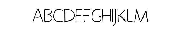 Zalight Light Font UPPERCASE