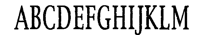 Zamonia regular Font UPPERCASE