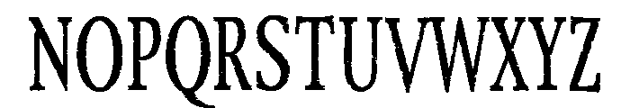 Zamonia regular Font UPPERCASE