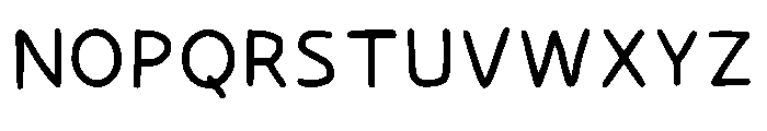 Zaniahs Font Regular Font UPPERCASE
