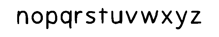 Zaniahs Font Regular Font LOWERCASE