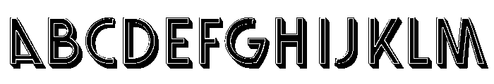 Zappara Regular Font UPPERCASE