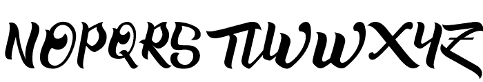 Zarra Italic Font UPPERCASE