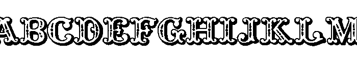 zai Arte Della Calligrafia 1929 Font UPPERCASE