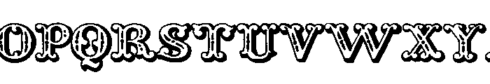 zai Arte Della Calligrafia 1929 Font UPPERCASE