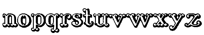 zai Arte Della Calligrafia 1929 Font LOWERCASE