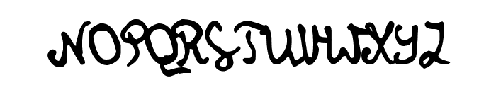 zai Cryptologist's Handwriting 1905 Font UPPERCASE