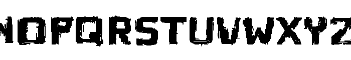 zai Greenwashing Glitch Font UPPERCASE