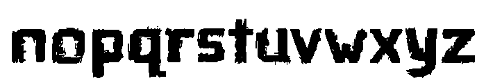 zai Greenwashing Glitch Font LOWERCASE