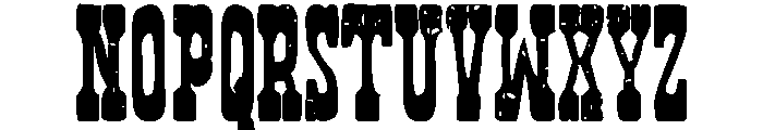 zai Western Kurjer Zamojski Font UPPERCASE