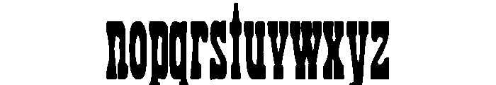 zai Western Kurjer Zamojski Font LOWERCASE