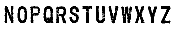 zai Wolfsschanze Typewriter Font UPPERCASE