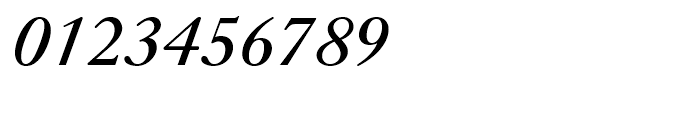 Zagolovochnaya Italic Font OTHER CHARS