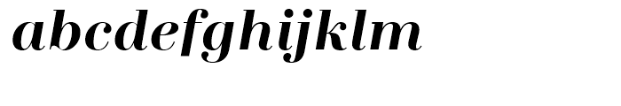 Zahrah Bold Italic Font LOWERCASE