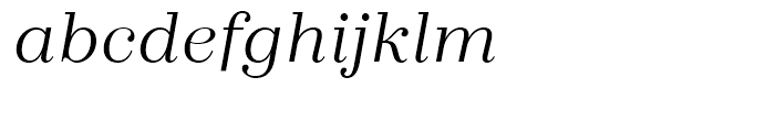 Zahrah Italic Font LOWERCASE