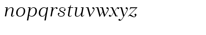 Zahrah Italic Font LOWERCASE