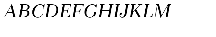 Zahrah Medium Italic Font UPPERCASE
