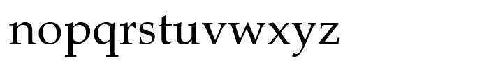 Zapf Calligraphic 801 Roman Font LOWERCASE
