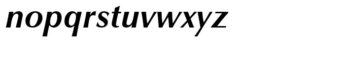 Zapf Humanist 601 Bold Italic Font LOWERCASE