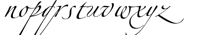 Zapfino Extra X Regular Font LOWERCASE