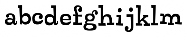 Zalderdash Regular Font LOWERCASE
