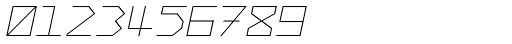 ZAP Thin 500 Slant Font OTHER CHARS