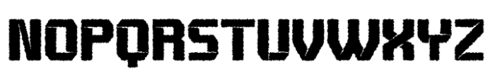 Zachian Distort Font UPPERCASE