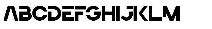 Zacth Font UPPERCASE