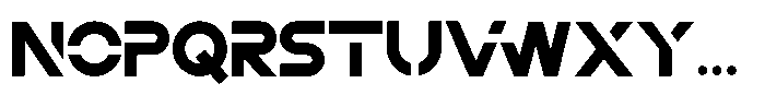 Zacth Font LOWERCASE