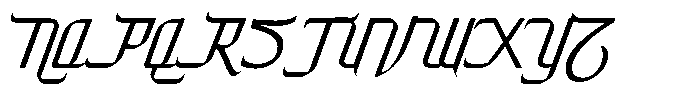 Zafira Font UPPERCASE