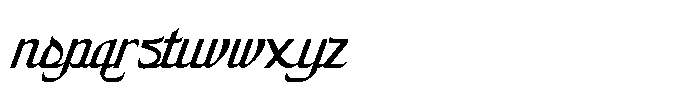 Zafira Font LOWERCASE