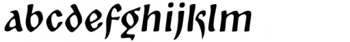 Zahar Italic Font LOWERCASE