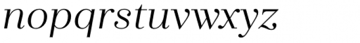 Zahrah Regular Italic Font LOWERCASE