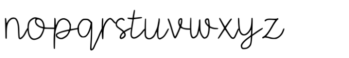 Zahrani Font LOWERCASE