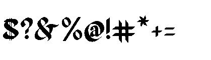 Zaiwo Nobles Font OTHER CHARS