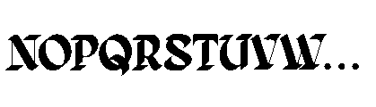 Zaiwo Nobles Font UPPERCASE