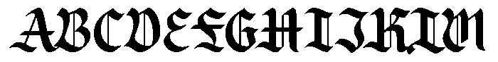 Zaken Manus Regular Font UPPERCASE