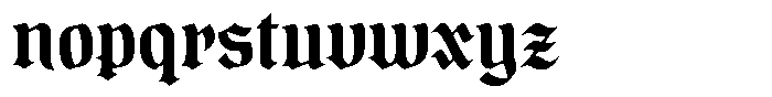Zaken Manus Regular Font LOWERCASE
