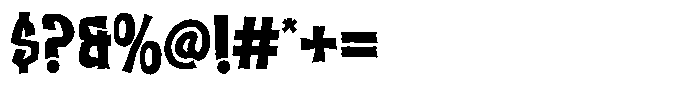 Zalucard Font OTHER CHARS