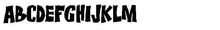 Zalucard Font UPPERCASE