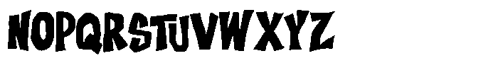 Zalucard Font UPPERCASE
