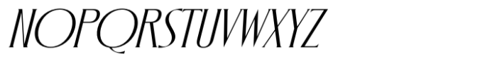Zamilah Italic Font UPPERCASE