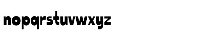 Zanco Bold Font LOWERCASE