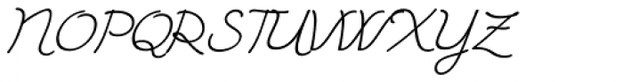 Zanya Italic Font UPPERCASE