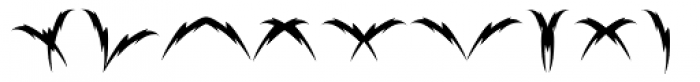 Zap Bats Font LOWERCASE